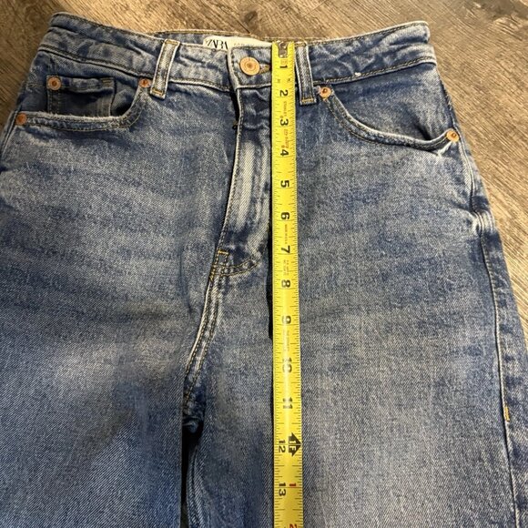 ZARA Jeans Women’s Size 2 Blue Medium Wash Denim - Picture 4 of 7
